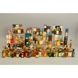 A COLLECTION OF OVER ONE HUNDRED AND FORTY WHISKY 'MINIATURES', including approximately sixty Single