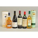 A COLLECTION OF WHISKY AND WINE, comprising a bottle of Old Pulteney Single Malt Scotch Whisky, aged