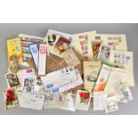 A BOX OF WORLD STAMPS AND COVERS, and several collectable items, etc