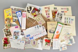 A BOX OF WORLD STAMPS AND COVERS, and several collectable items, etc