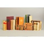 A BOX OF MAINLY LEATHER-BOUND BOOKS, including Swift, 'The History of The Last Four Years of The