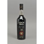 LOCH DHU 'THE BLACK WHISKY', a bottle of the 10 Year aged Single Malt Scotch Whisky, 40% vol,