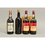 A COLLECTION OF PORT AND MADEIRA, comprising a bottle of Warre's 1963 Vintage Port, wax seal