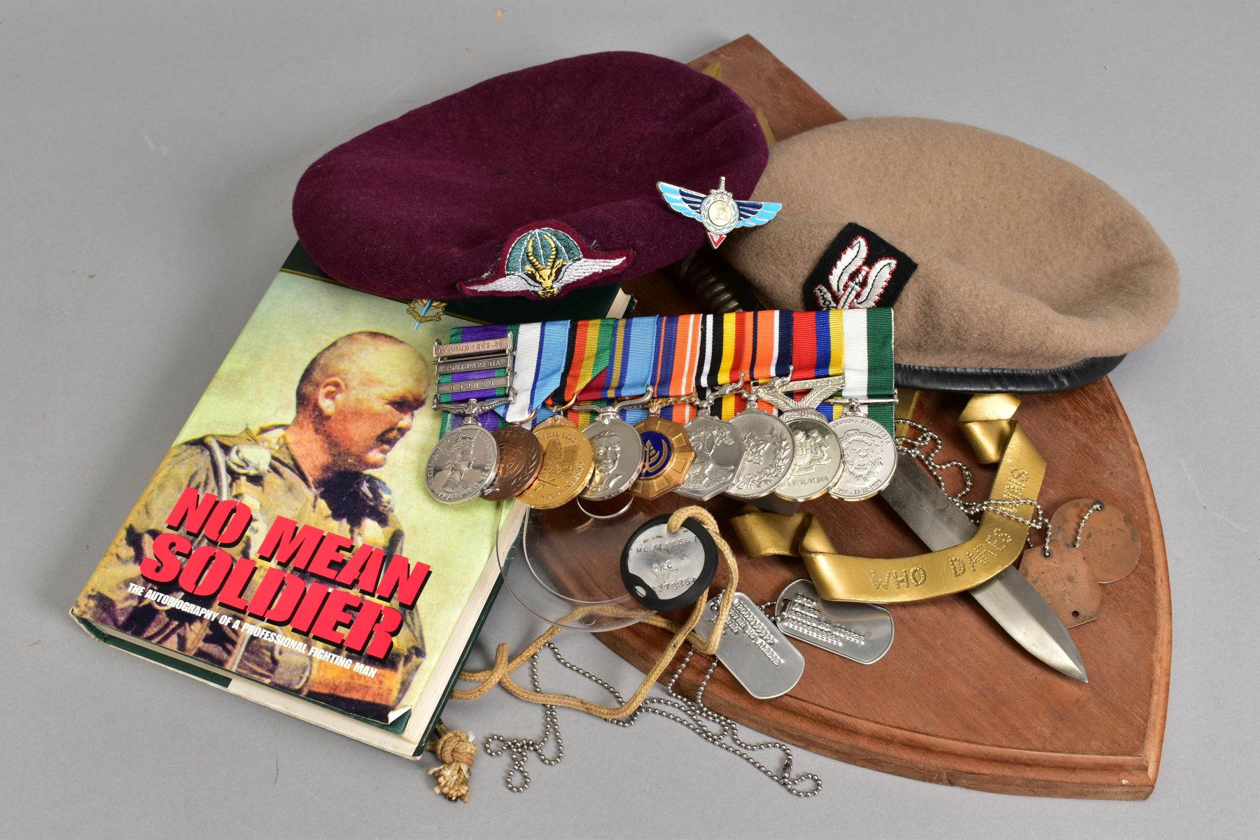 A SUPERB AND ALMOST TOTALLY UNIQUE GROUP OF NINE MEDALS, awarded to a member of the '22 Special - Image 24 of 36