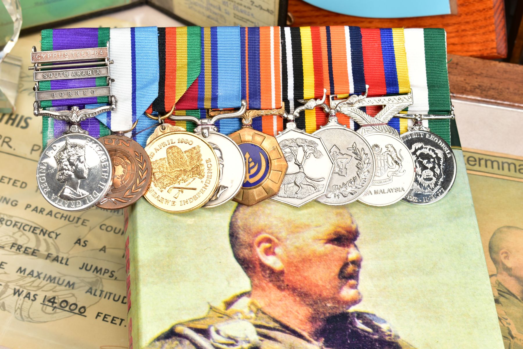 A SUPERB AND ALMOST TOTALLY UNIQUE GROUP OF NINE MEDALS, awarded to a member of the '22 Special - Image 7 of 36