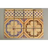 THREE HUNDRED AND SIXTEEN VICTORIAN MINTON & CO SQUARE 6'' X 6'' (15CM X 15CM) GLAZED ENCAUSTIC