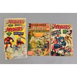 A COLLECTION OF AVENGERS COMICS, volume 1, issue 1 to 130, 138-141, 143, 147, 149-160, 163-164, 166,