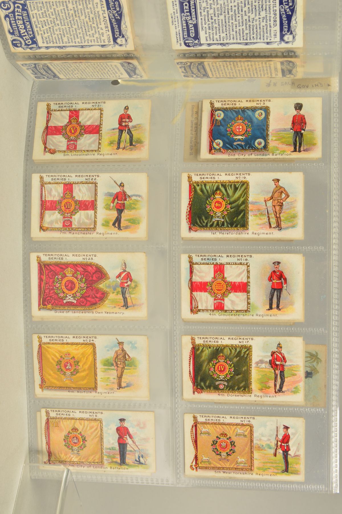 A COLLECTION OF FIFTY SEVEN TADDY'S CIGARETTE CARDS ON A MILITARY THEME, featuring incomplete sets - Image 4 of 6