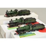 THREE BOXED UNION MILLS N GAUGE G.W.R. LOCOMOTIVES, Collett Goods, No.3205, Dean Goods, No.2537 &