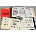 A COLLECTION OF STAMPS, in three albums, comprising 1981 Royal Wedding album, SG Windsor album