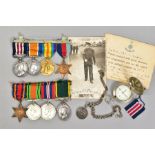 A WWI GALLANTRY GROUP OF MEDALS, and other items relating to the War Service of a soldier with the