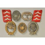 A SMALL COLLECTION OF WWII GERMAN 3RD REICH COMBAT BADGES, comprising of a Kreigsmarine High Seas