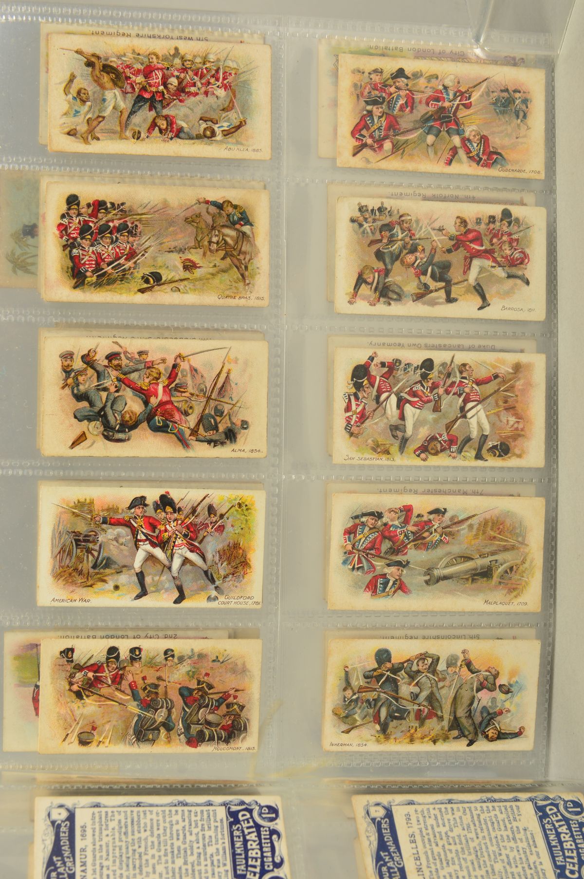 A COLLECTION OF FIFTY SEVEN TADDY'S CIGARETTE CARDS ON A MILITARY THEME, featuring incomplete sets - Image 3 of 6