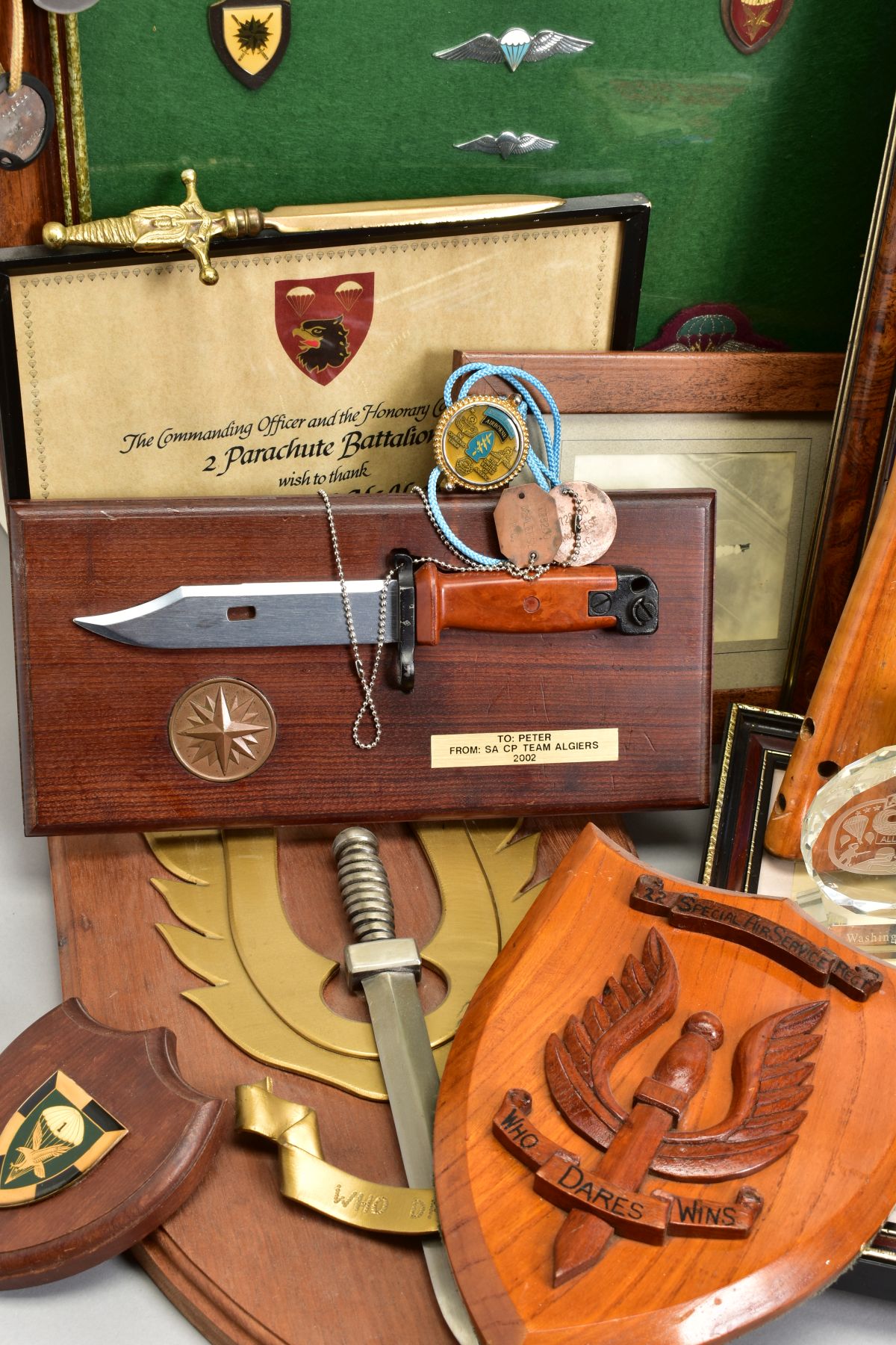 A SUPERB AND ALMOST TOTALLY UNIQUE GROUP OF NINE MEDALS, awarded to a member of the '22 Special - Image 3 of 36