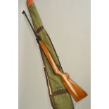 A .177'' HAENEL MODEL 302 AIR RIFLE, in correct working order and showing little evidence of