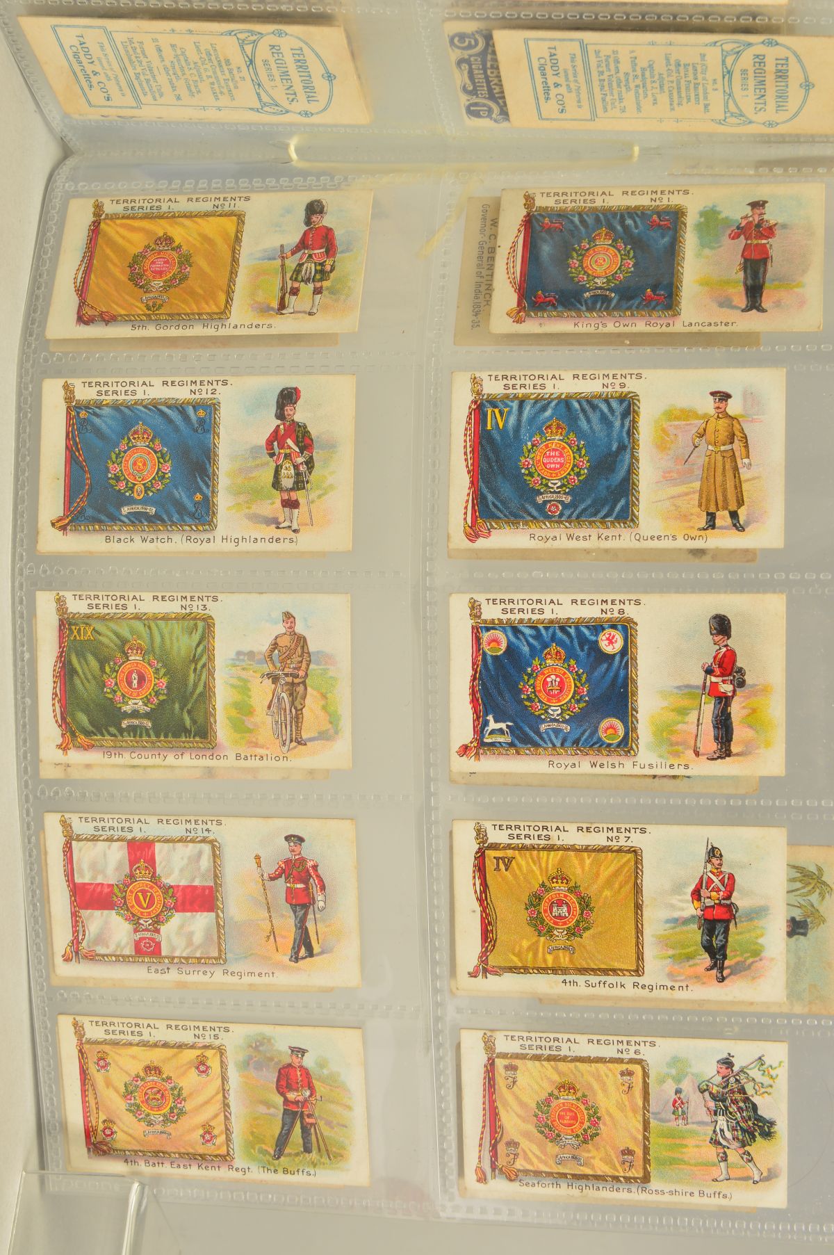 A COLLECTION OF FIFTY SEVEN TADDY'S CIGARETTE CARDS ON A MILITARY THEME, featuring incomplete sets - Image 5 of 6