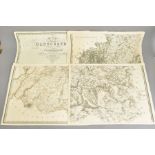 GLOUCESTERSHIRE, GREENWOOD (C & J), six sheets forming a 'Map of the County of Gloucester, From an