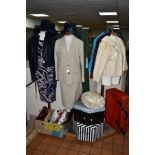 LADIES CLOTHING to include jacket by Viyella size 14, skirt size 12, unbranded woolen two piece,