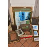 PAINTINGS AND PRINTS, etc, to include J. Silva, oil on board, fishing boats by a slipway, framed,