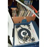 A BOX OF OVER SEVENTY LP'S, THREE BOX SETS AND FORTY 7'' SINGLES, including The Beatles, Abba,