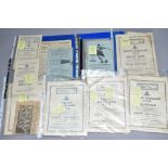 A COLLECTION OF BISHOP AUCKLAND HOME & AWAY PROGRAMMES FROM SEASON 1945-46 TO 1956-57 AND OTHER