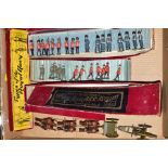 A BOXED BRITAINS HOLLOWCAST KING'S TROOP ROYAL HORSE ARTILLERY GUN LIMBER, No.2077, playworn