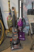 A VAX MACH AIR REACH UPRIGHT VACUUM together with a Vax dual power, Dyson DC01 upright vacuum and