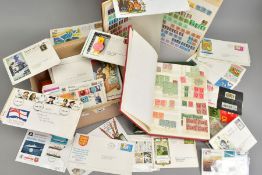 BOX OF STAMPS, mainly UK with a few earlier 20th Century mint, a general collection in Windsor