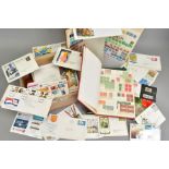 BOX OF STAMPS, mainly UK with a few earlier 20th Century mint, a general collection in Windsor