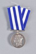 AN 1882 EGYPT MEDAL NO CLASP, un-dated, named to M Gilbert, Ldg Seaman, HMS Serapis, medal shows