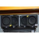 A SET OF FOUR WHARFEDALE MODUS CUBE SPEAKERS