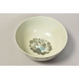 A WEDGWOOD 'TRAVEL' BOWL, designed by Ravilious, diameter 23.5cm