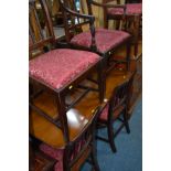 AN EARLY 20TH CENTURY MAHOGANY RECTANGULAR TILT TOP BREAKFAST TABLE, width 124cm x depth 102cm x