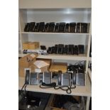 TWENTY FIVE POLYCOM VVX411 DESKTOP TELEPHONES, a box of ten new phones of the same model plus