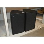 A PAIR OF SHERMANN AUDIO 8'' AND HORN PA speakers with two Speakons to back plate (install so no