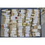 A LARGE COLLECTION OF SEVERAL THOUSANDS OF JOHN PLAYER CIGARETTE CARDS, many complete sets, some