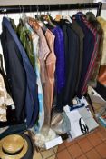 LADIES AND GENTS CLOTHING to include a Dax boating jacket, size 44R, St Michael tuxedo, jacket