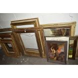 PAINTINGS, PRINTS AND PICTURE FRAMES, etc, to include L Baudin, Continental Town, oil on canvas,