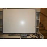 A SMART TECH 77 SMARTBOARD, model No SB680 with Pentray, three E pens and board wipes