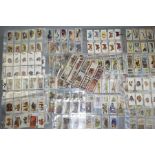 A LARGE COLLECTION OF OVER ONE THOUSAND JOHN PLAYER CIGARETTE CARDS, mostly complete sets and some