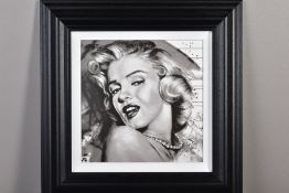 JEN ALLEN (BRITISH 1979) 'MARILYN MONROE', a limited edition monochrome print of the iconic movie