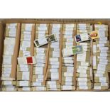 A LARGE COLLECTION OF SEVERAL THOUSANDS OF JOHN PLAYER CIGARETTE CARDS, many complete sets, some
