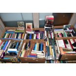 SIX BOXES AND LOOSE OF BOOKS, various subjects