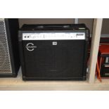 A CARLSBORO GLX 100 GUITAR AMPLIFIER with 12'' driver and soft case