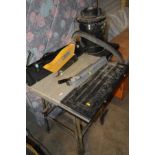 A WORKZONE TABLE SAW together with a dust extractor (2)
