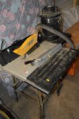 A WORKZONE TABLE SAW together with a dust extractor (2)