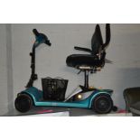 AN ULTRALITE 480 FOLDING MOBILITY SCOOTER, (key and charger)