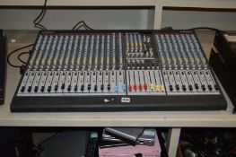 AN ALLEN AND HEATH GL2400 MIXING DESK with 24 input channels and 4 auxilliary sends