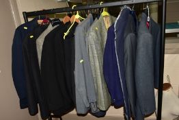 MENS JACKETS AND TROUSERS etc, to include Paul Costelloe birds eye jacket, 44S with tags, Daks