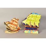 A POOLE POTTERY GALLEON based on Harold Stabler's 1925 design, this new version was produced by